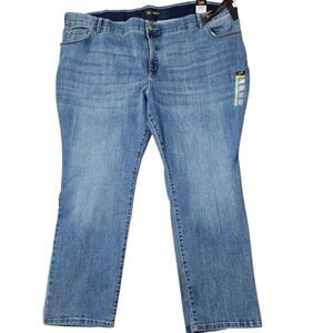 Lee Jeans Size 30W Petite Blue Color Stretch Mid-rise Flex Motion